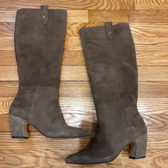 Vince Camuto Shoes - Sam Edelman TORANO High Suede Boots – Toasted Taupe – Size 8